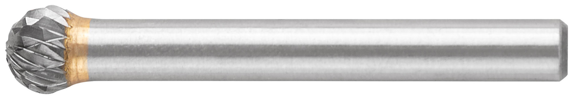 Шарошка карбидная, штифт 6 мм, тип D, сферическая 8х7х52 мм (36612)