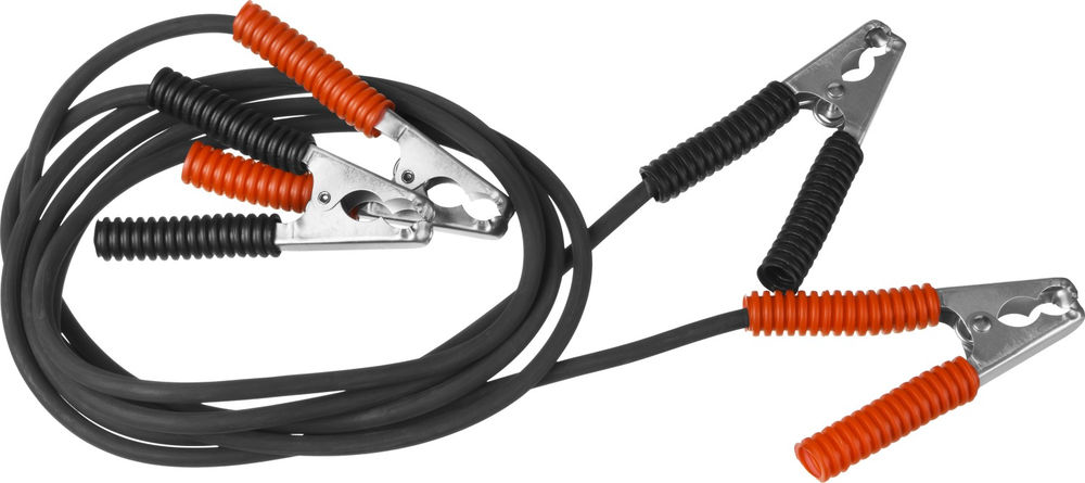 Провода пусковые морозостойкие 200 А, 2 м СИБИН 59340-200-2