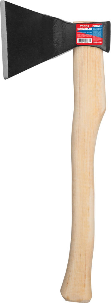 Кованый топор с прямым лезвием 800/1000 г 400 мм СИБИН 2069-08