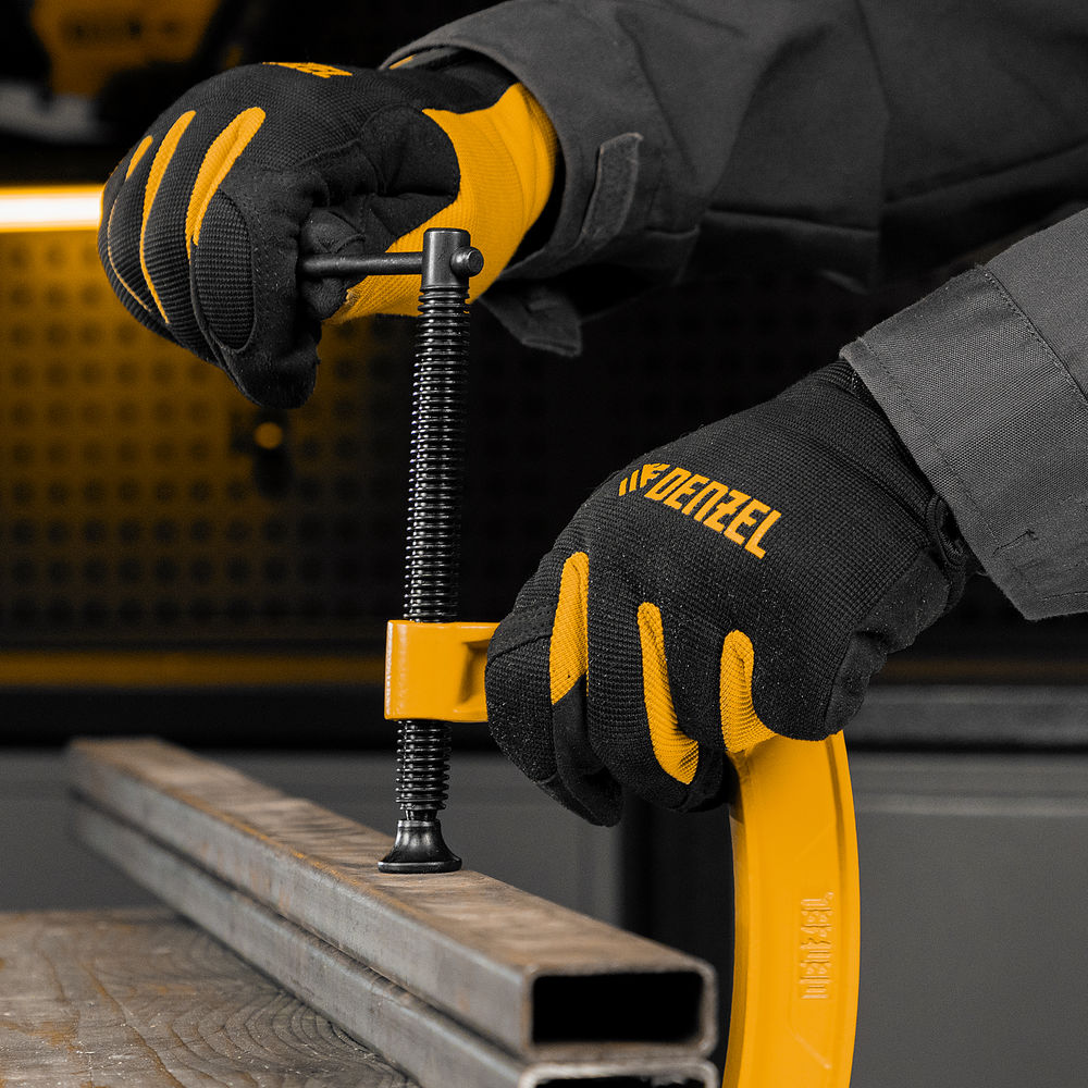 Струбцина G-образная, усиленная, 100 мм Denzel (20643)