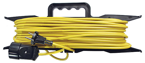 Удлинитель-шнур силовой на рамке, СОЮЗ ПВС (2х0,75 мм) 1300 Вт, 50 м (83194)