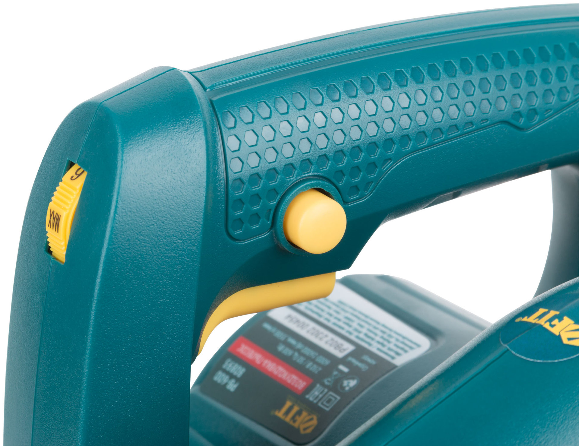 Воздуходувка-пылесос 600 Вт; 6000-16000 об/мин; 3500 л/мин; 1,58 кг; БС щеток; коробка (80893)