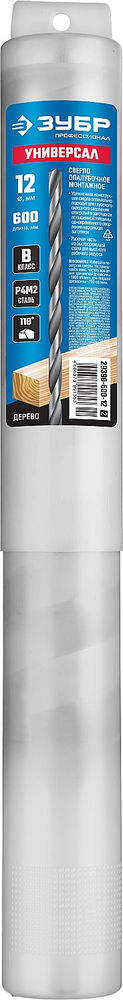 Сверло опалубочное 12 x 600 мм EXPERT ЗУБР 29390-600-12