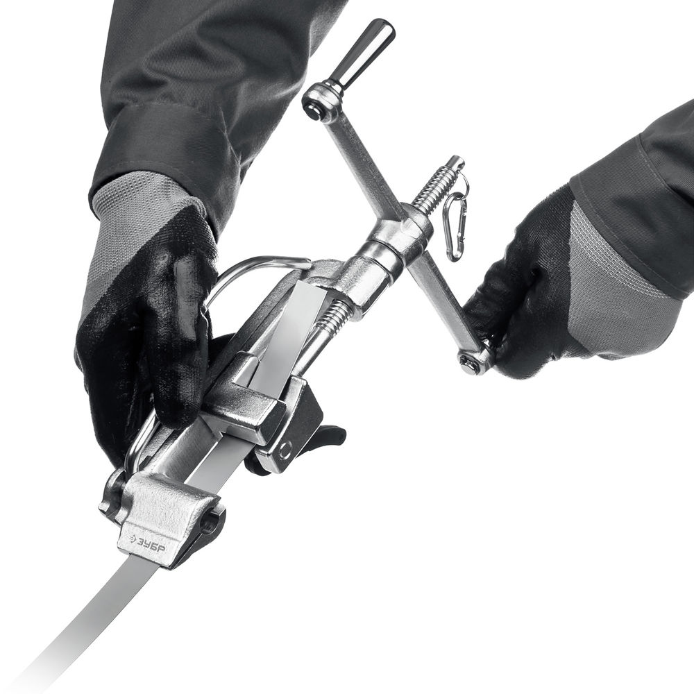 Инструмент для натяжения стальной монтажной ленты ИНВ-20 ЗУБР Профессионал 22627