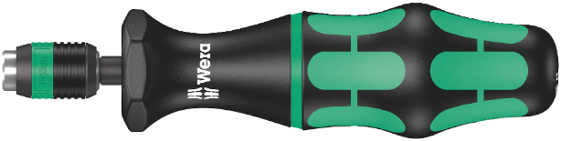 Отвёртка-битодержатель динамометрическая 0.1 Нм для серийных операций патрон Rapidaptor 1/4 D6.3/F6.3 Pre-Set Kraftform серия 7450 Wera WE-074790