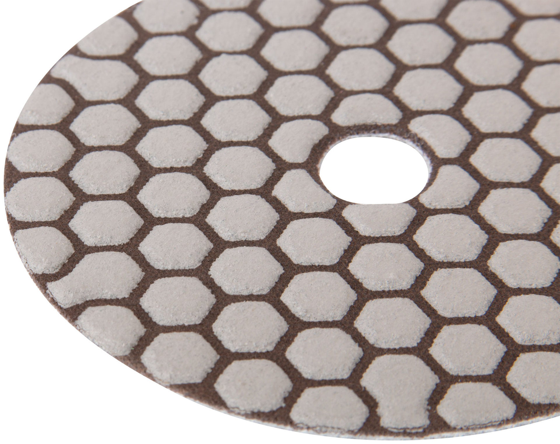 Алмазный гибкий шлифовальный круг АГШК (липучка), сухое шлифование, 100 мм, Р 30 (39850)