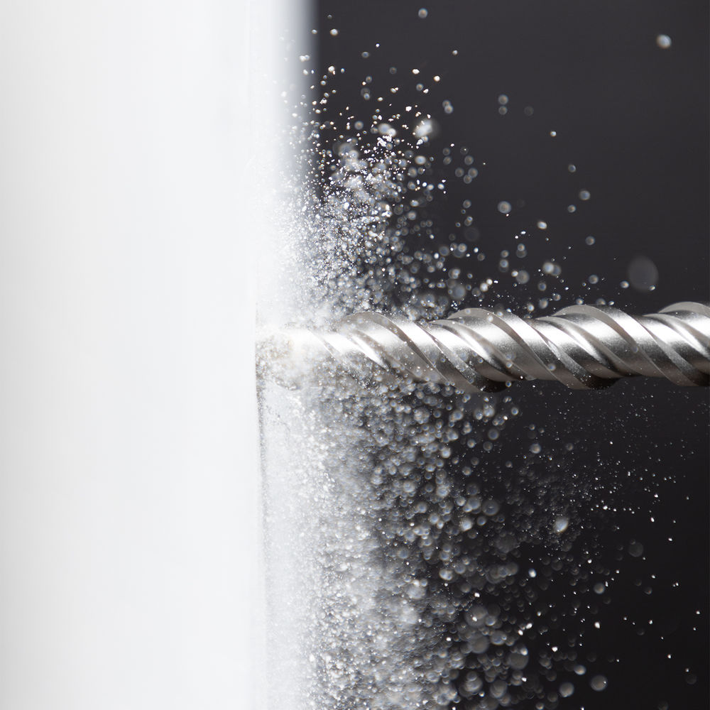 Бур по бетону, двойная спираль, три пылеотводящие кромки, 16 x 460 мм DENZEL (705040)