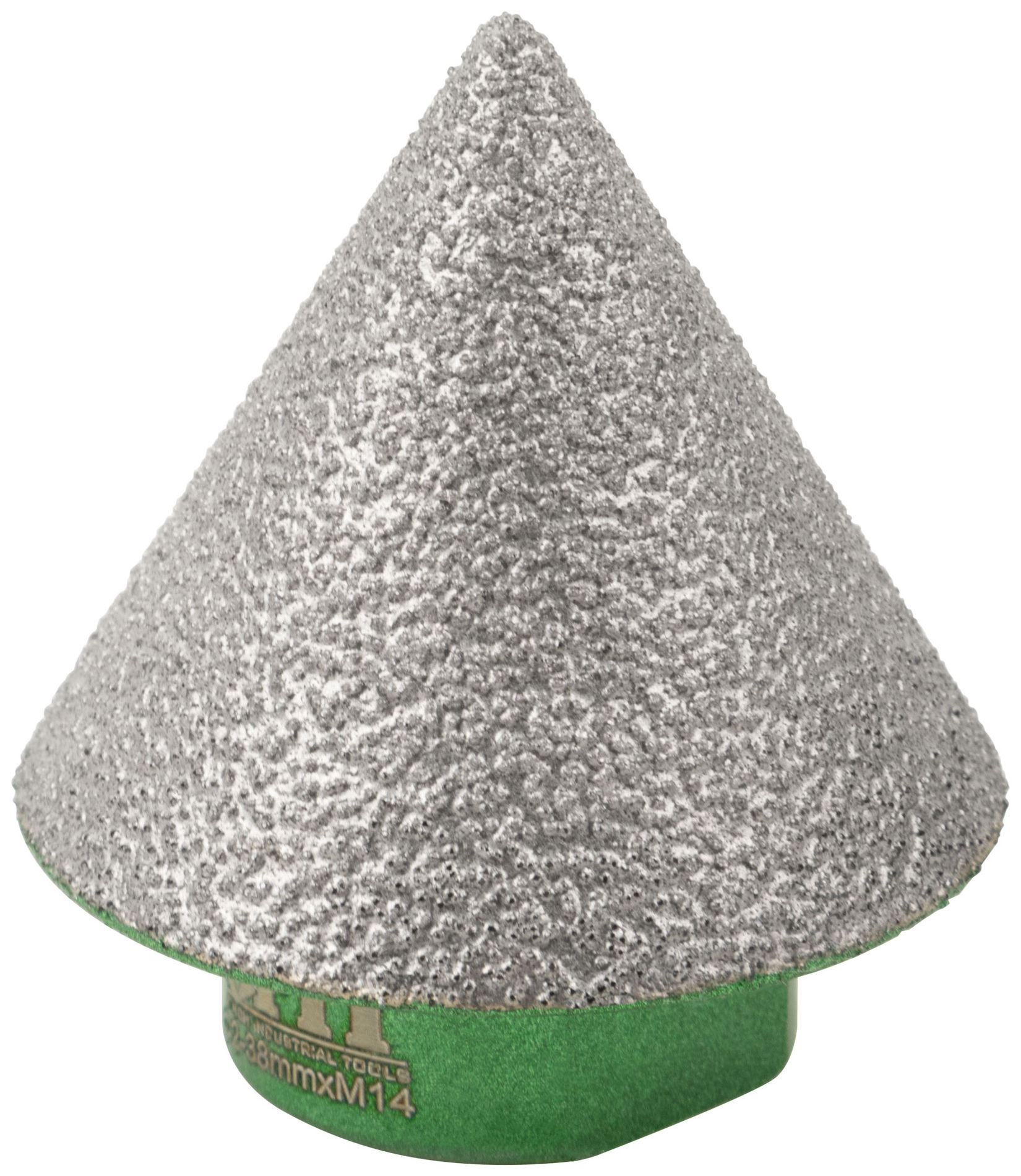 Фреза алмазная конусная для УШМ Профи, хвостовик М14, 2-38 мм (36991)