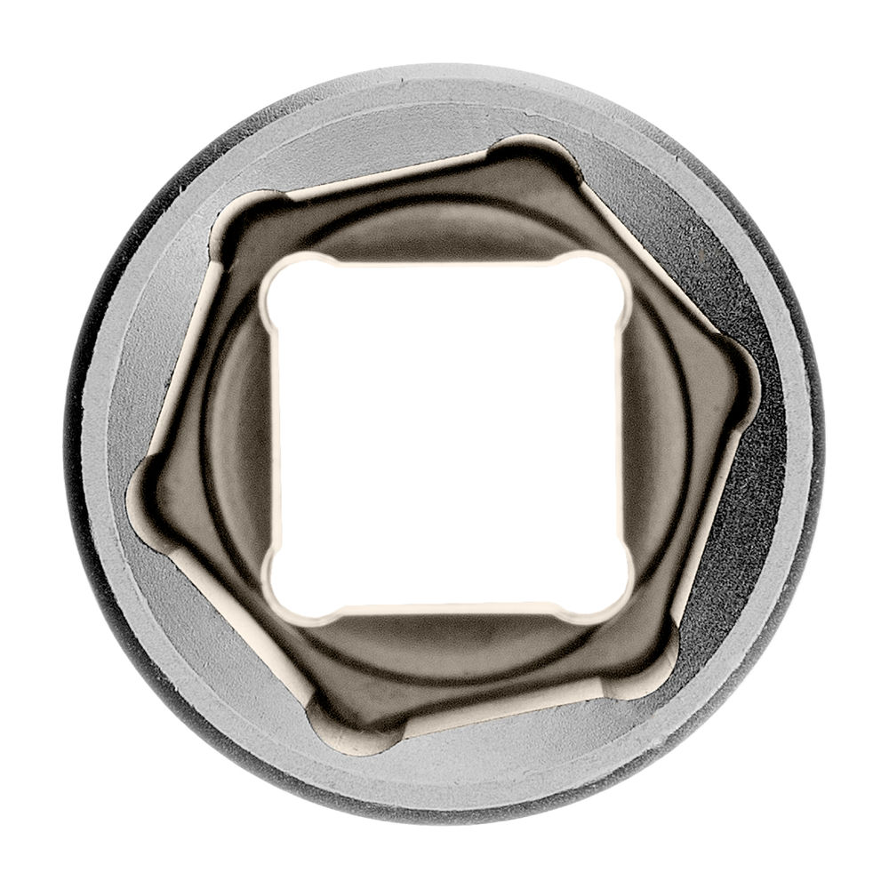 Головка торцевая, 20 мм, шестигранная, CrV, под квадрат 1/2 Stels