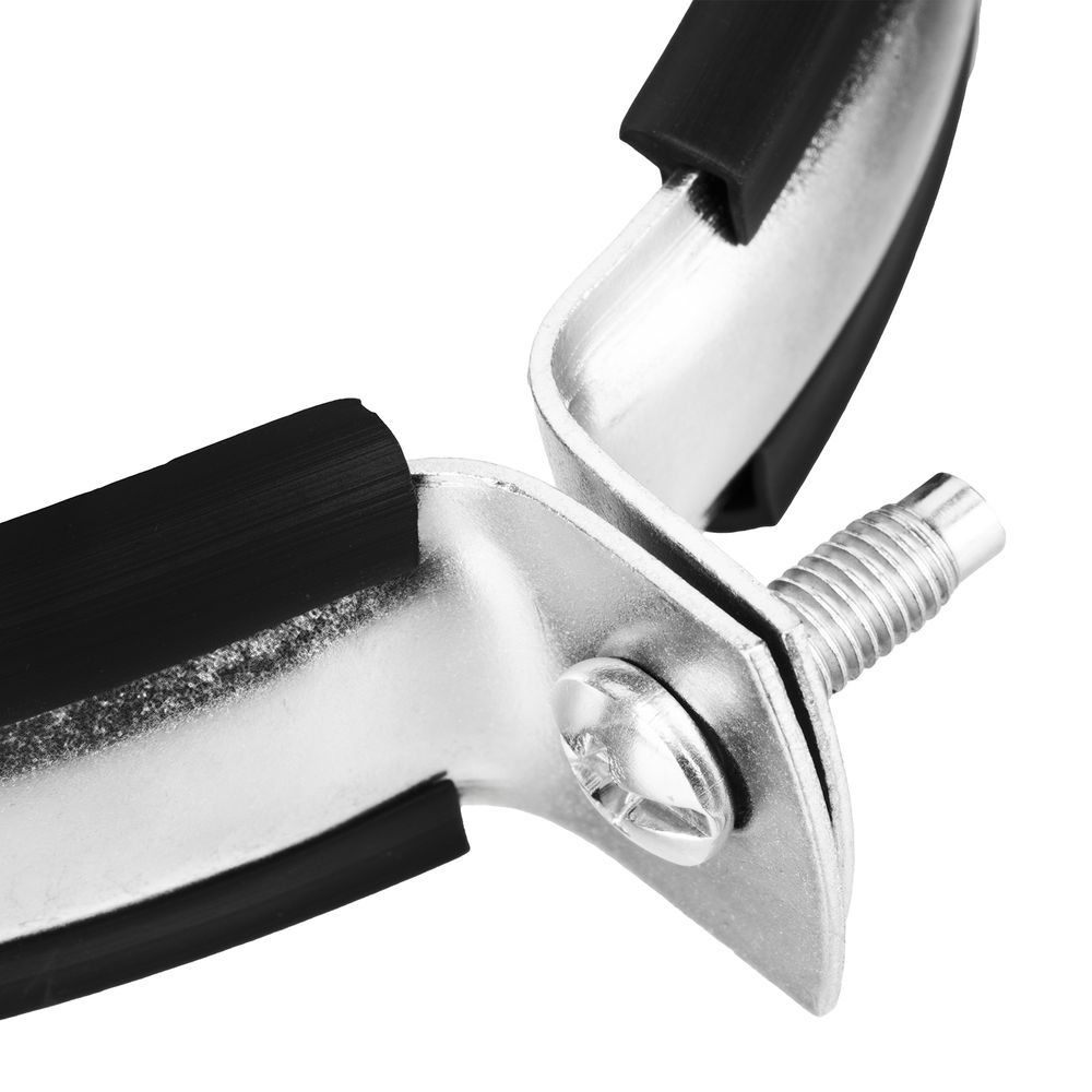 Хомут сантехнический для труб 108-116 (4) с резиновым уплотнением, шпилькой и дюбелем, 1 шт, Сибртех (481733)