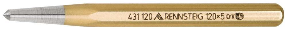 Кернер DIN 7250, O 5 мм, 12 x 120 мм, 8-гран. профиль (RE-4321200)