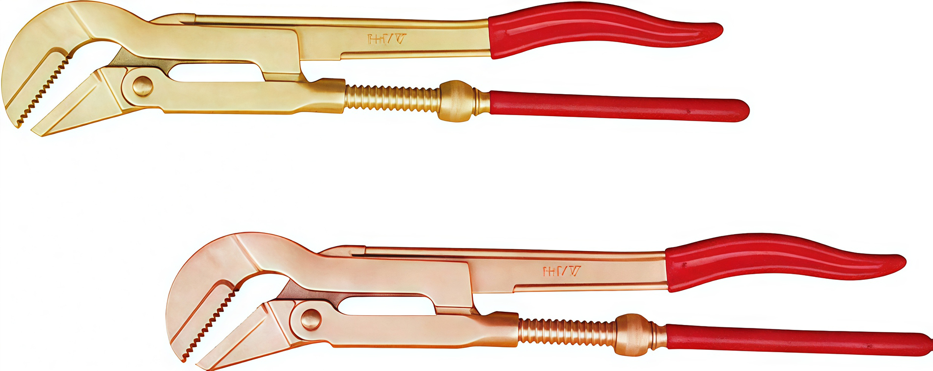 Ключ трубный шведский45° (50) искробезопасный сплав AlCu 128-1004, HORTZ