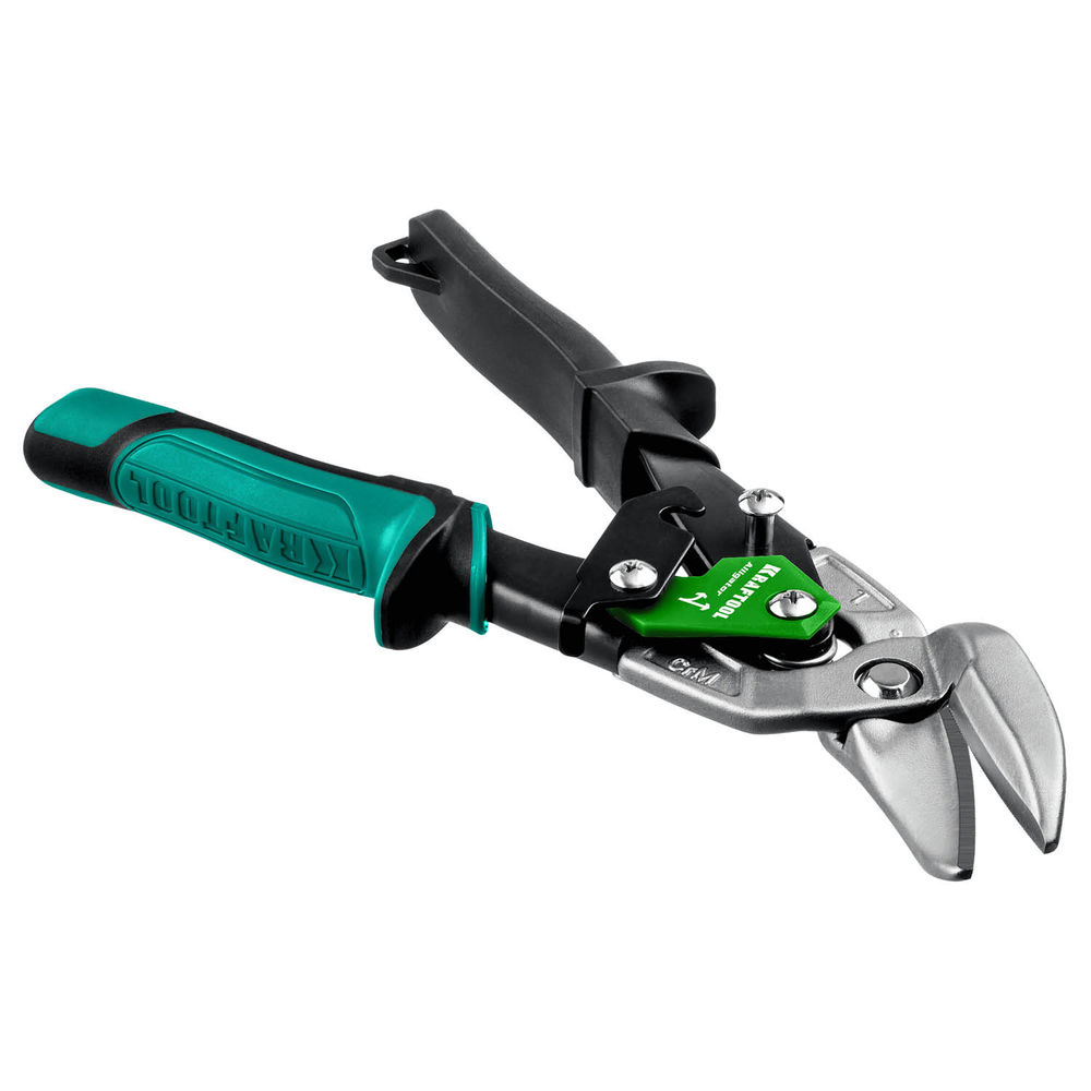 Ножницы по металлу 250 мм левые усиленные с выносом Alligator KRAFTOOL 2328-OL