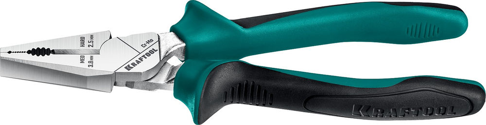 Комбинированные плоскогубцы KraftMax, 200 мм, с эксцентриковым шарниром KRAFTOOL 22011-1-20_z01