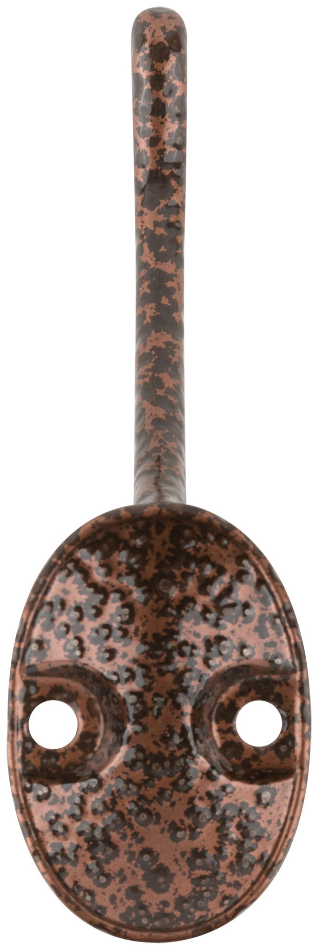 Крючок-вешалка двойной, антик медь (66872)