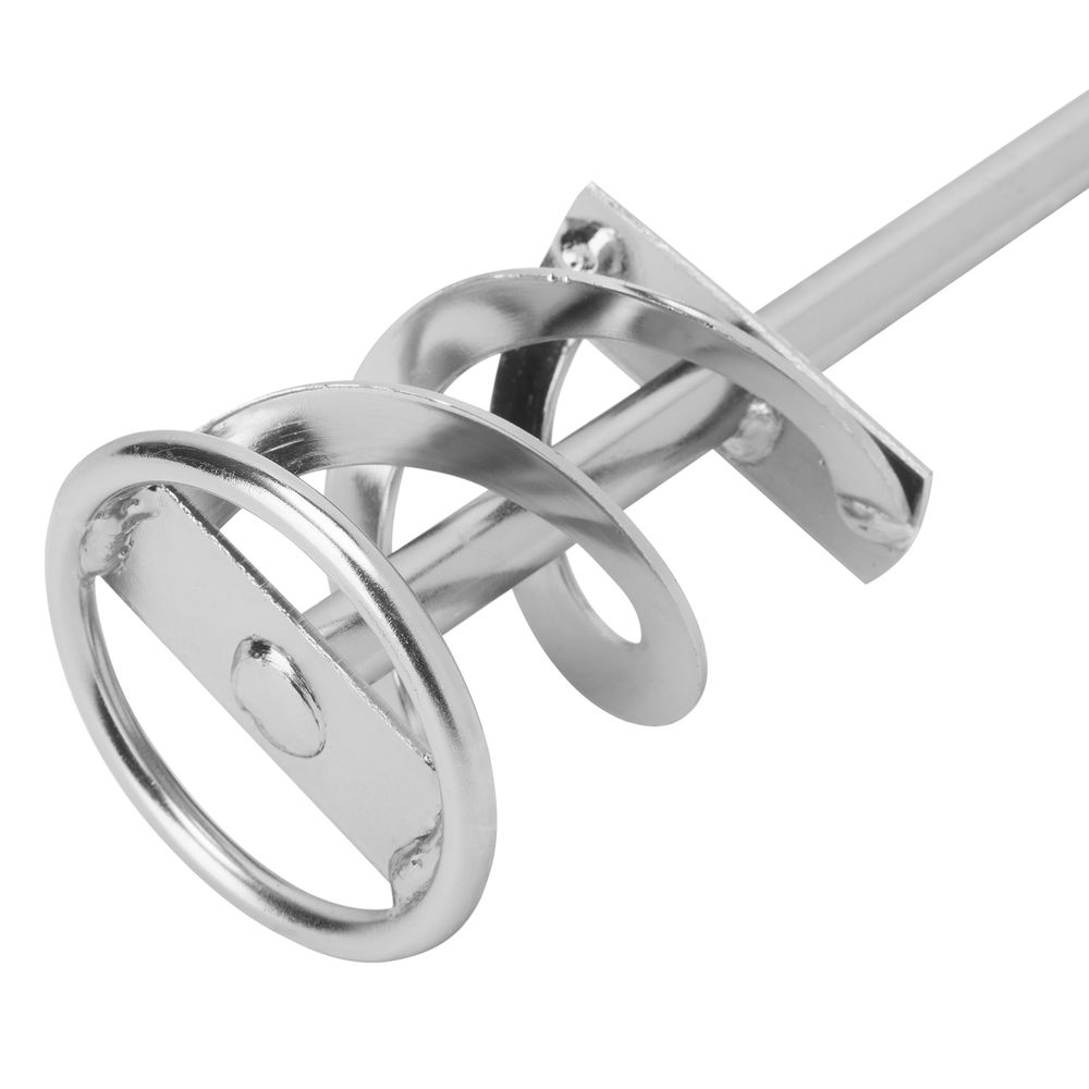 Миксер для красок и штукатурных смесей, 60 х 400 мм, оцинкованный, хвостовик SDS Plus Denzel (848817)