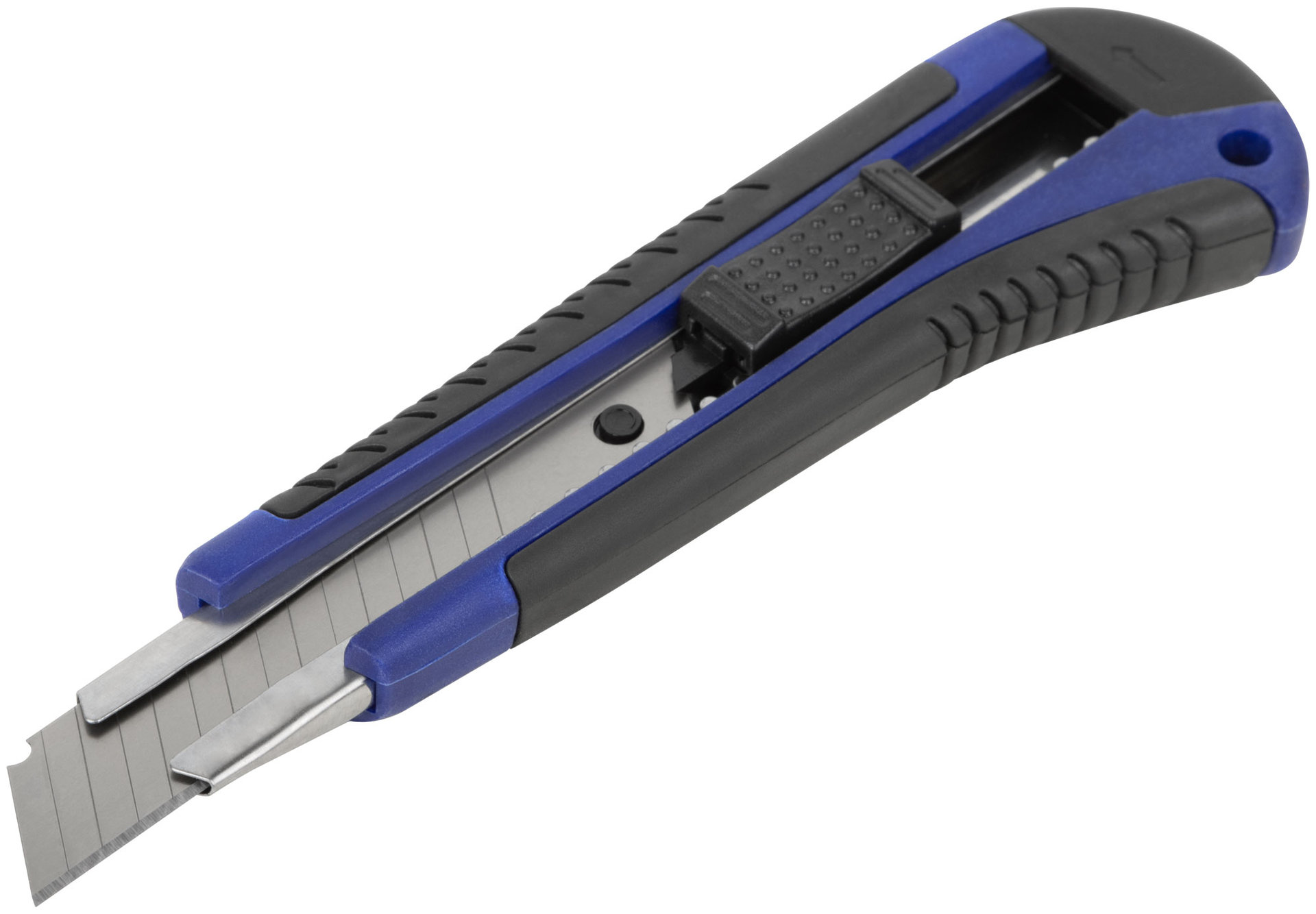 Нож технический пластиковый прорезиненный 18 мм (10197М)