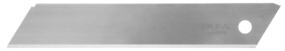 Несегментированные лезвия 18 мм, 10 шт, в пластиковом кейсе OLFA OL-LB-SOL-10