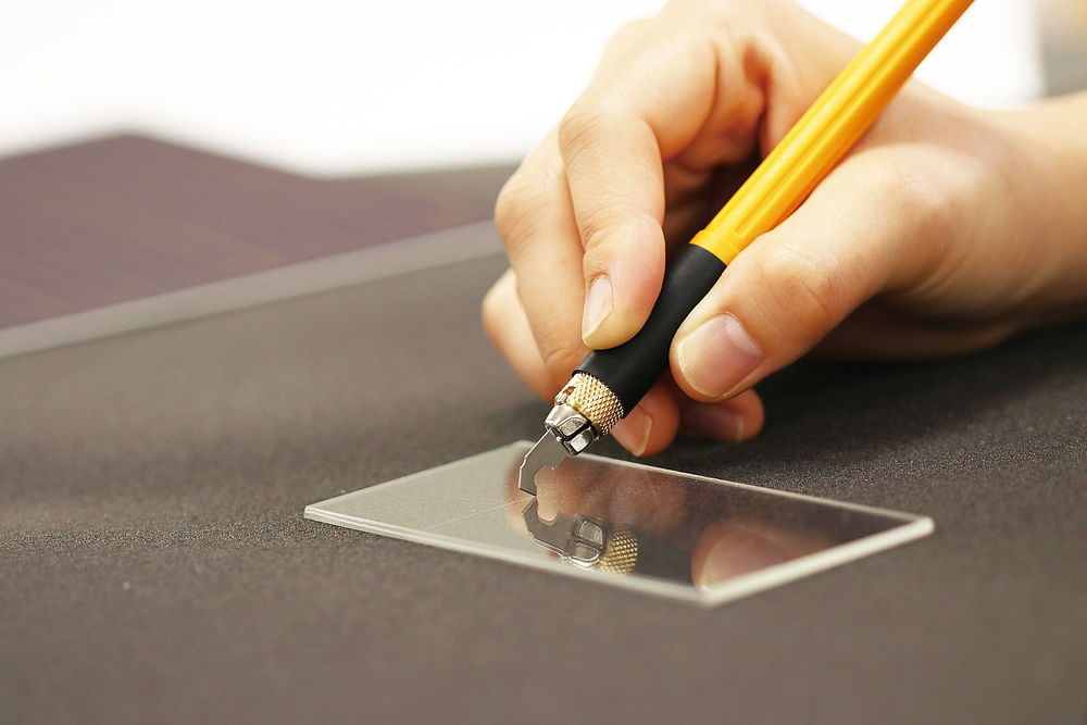 Перовой нож с профильными лезвиями 6 мм, 4 шт OLFA OL-AK-4