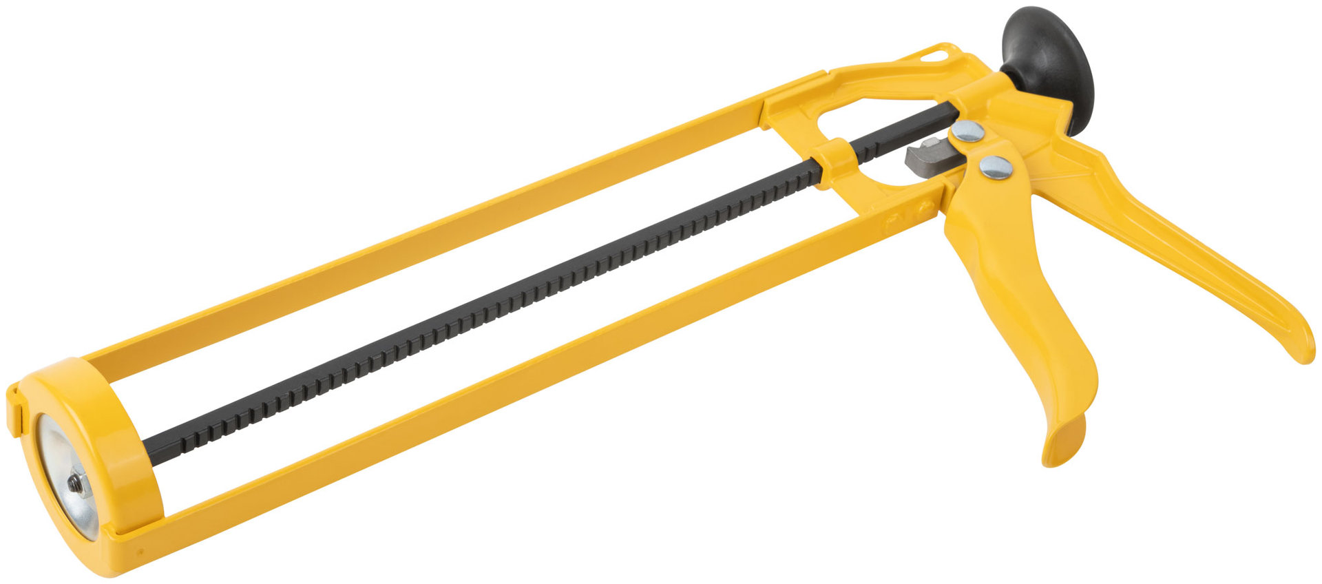 Пистолет для герметика 225 мм скелетный усиленный, магнитный спуск (14227)