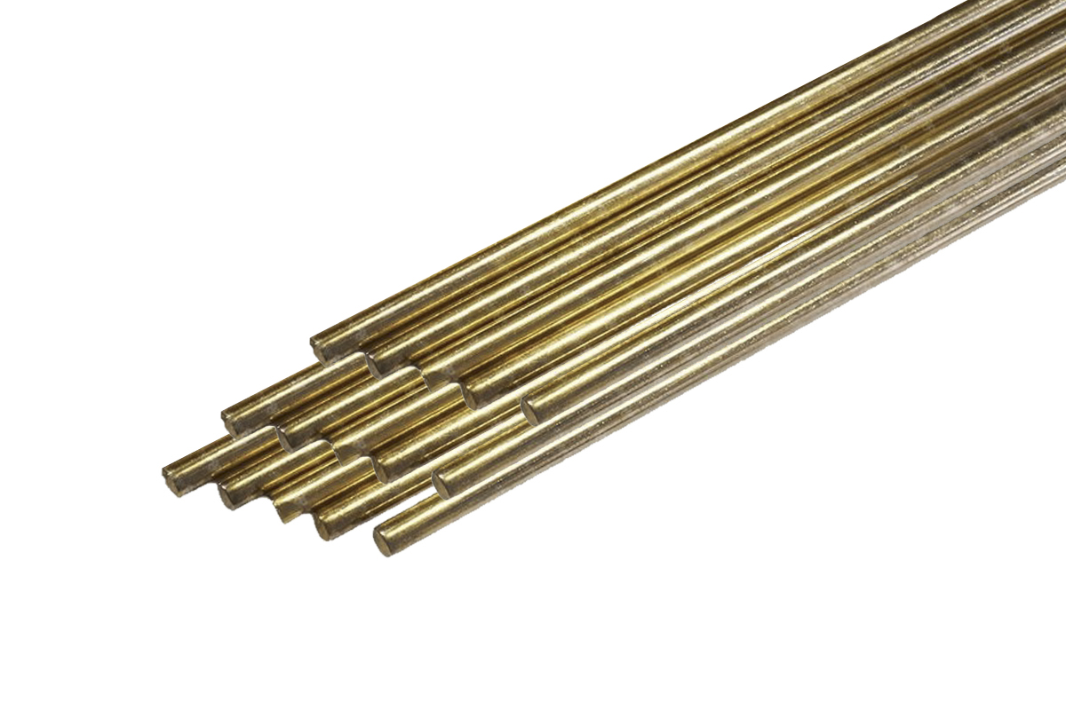 Прутки сварочные латунные КЕДР CuZn 40 D 2,0 мм (1000 мм, пачка 15 шт.)