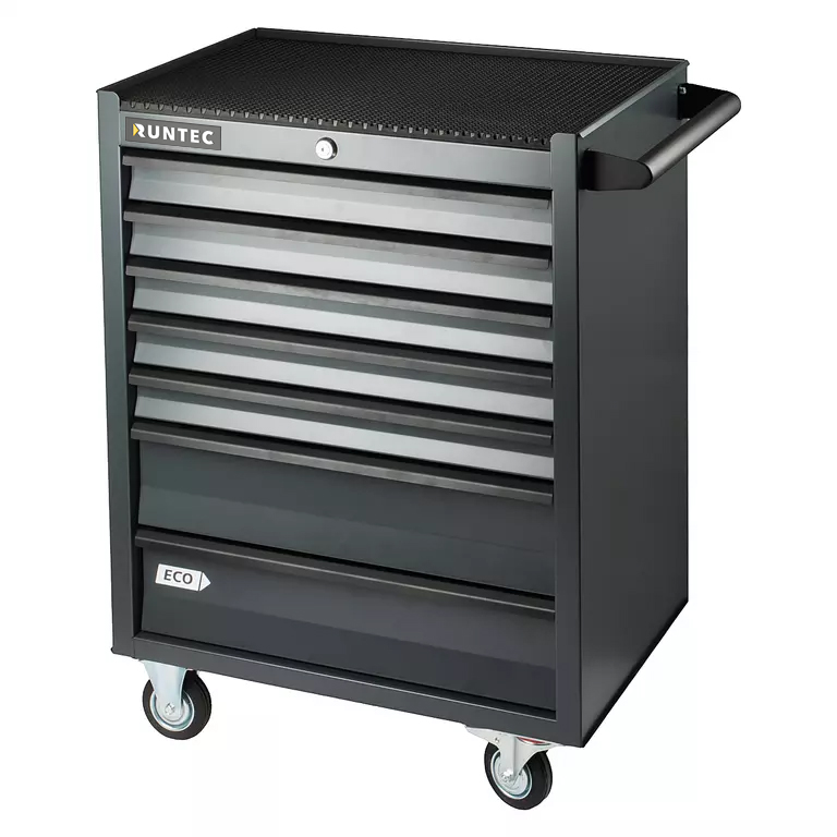 Тележка инструментальная 7 полочная ECO серая RUNTEC RTEC-7G