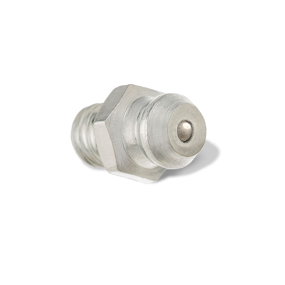 Тавотница M6 прямая, комплект 5 штук RUNTEC RT-T600