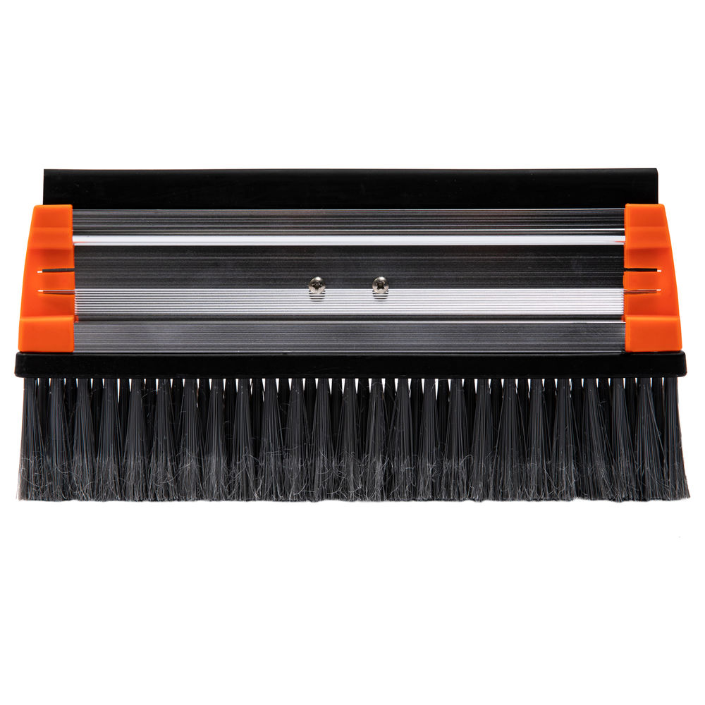 Щетка-сметка для снега со скребком и водосгоном, телескопическая, поворотная голова Stels (55299)