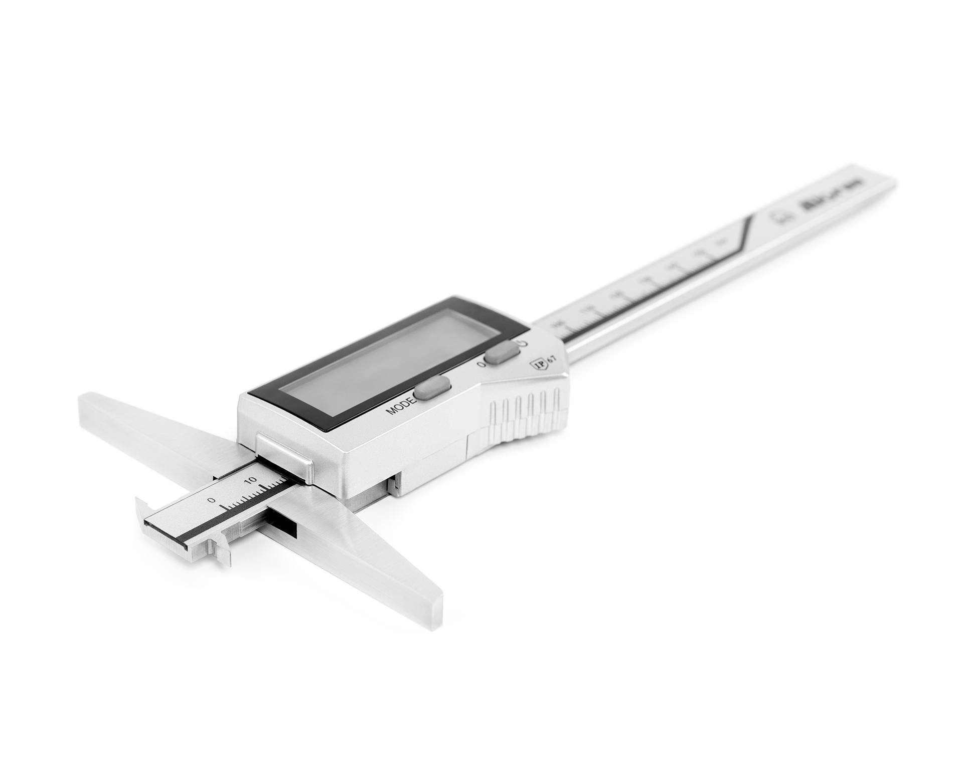 Штангенглубиномер ШГЦ- 150 0.01 электр. (ГРСИ 93125-24) IP67 Bluetooth с 2-мя крюками МИК