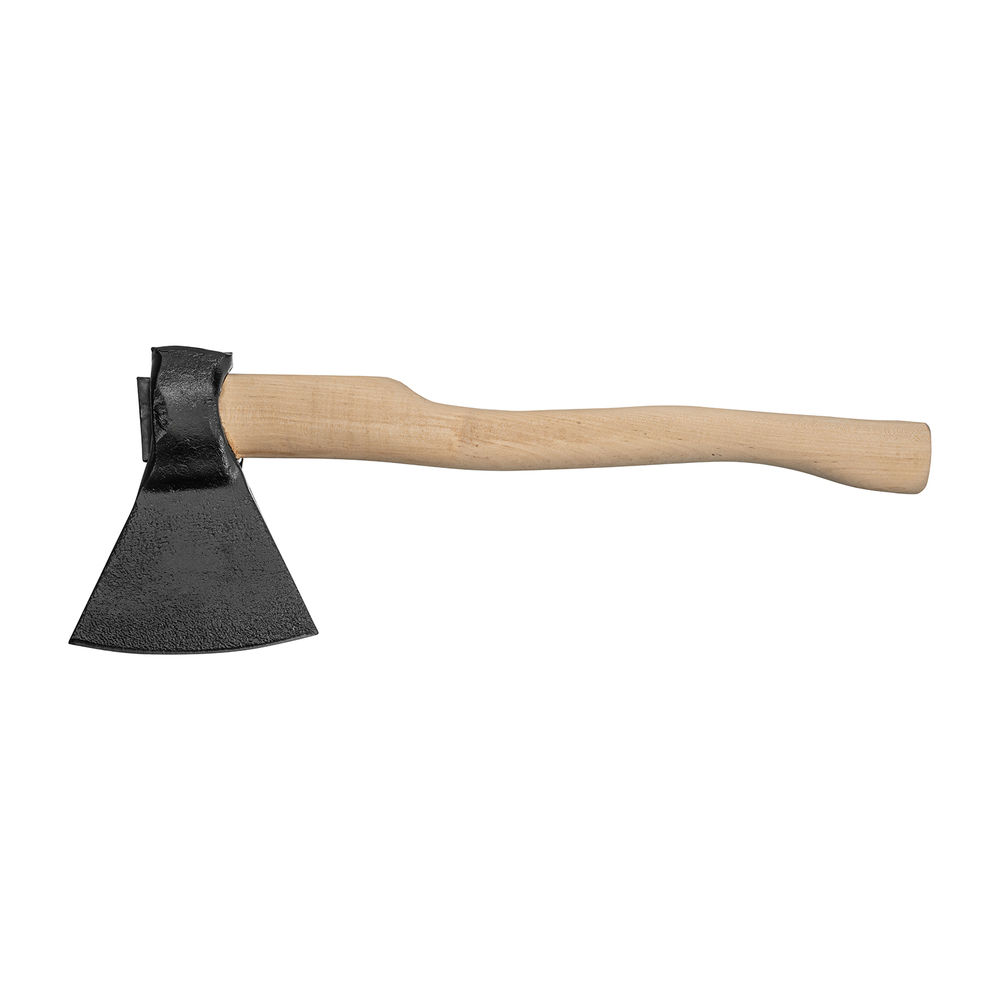 Топор-колун кованный, в сборе, 1350/1600 г, деревянное топорище, 500 мм, (Труд) г. Вача Россия