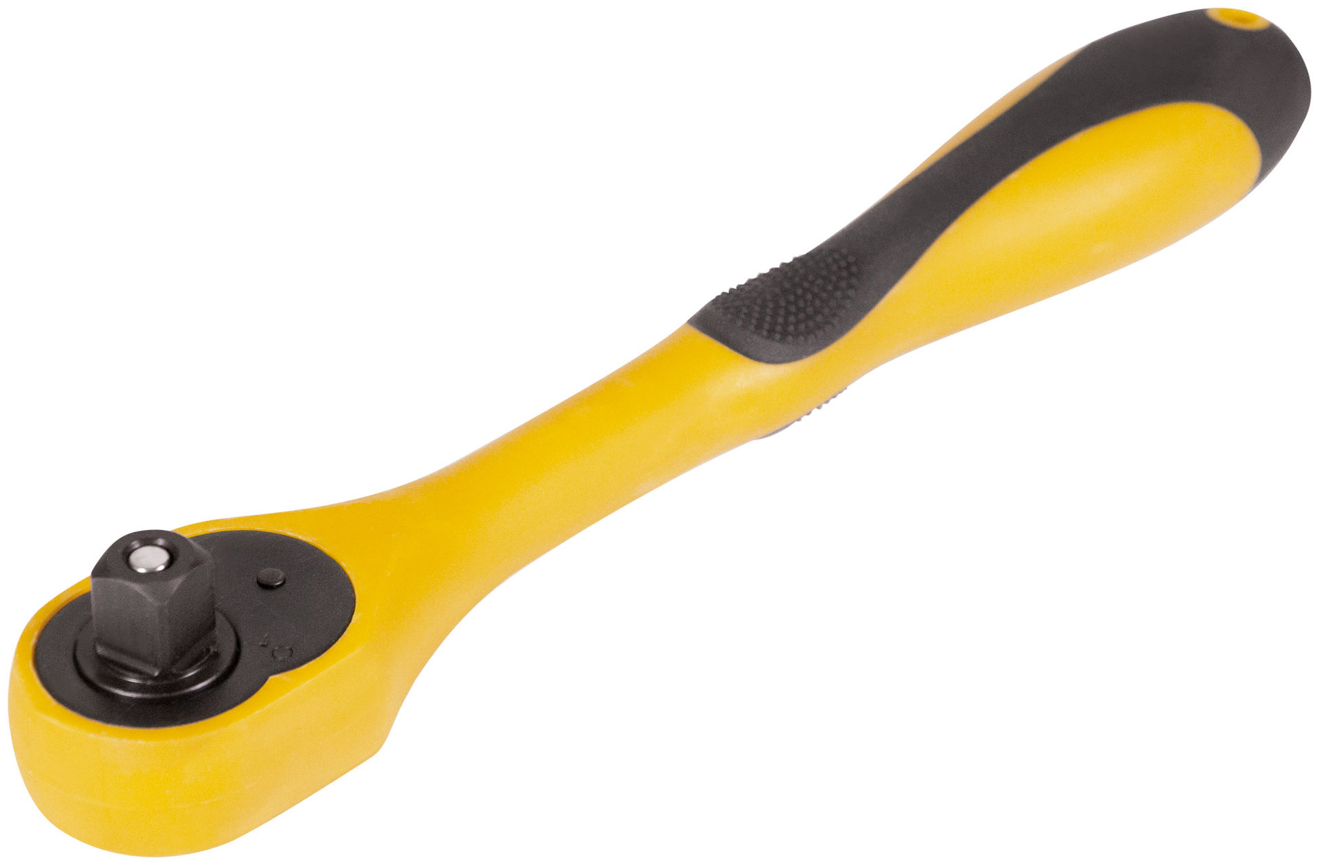 Вороток (трещотка), механизм легированная сталь 40Cr, полностью прорезиненная ручка, 1/2, 72 зубца