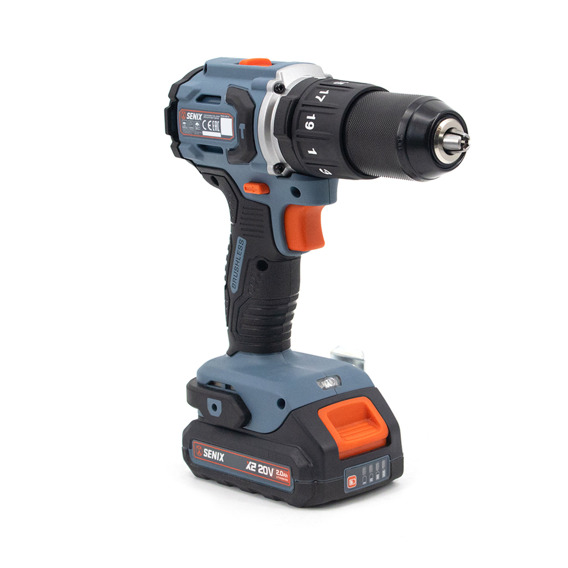 Ударная дрель-шуруповерт, 60 Нм, без АКБ и ЗУ X2 20В