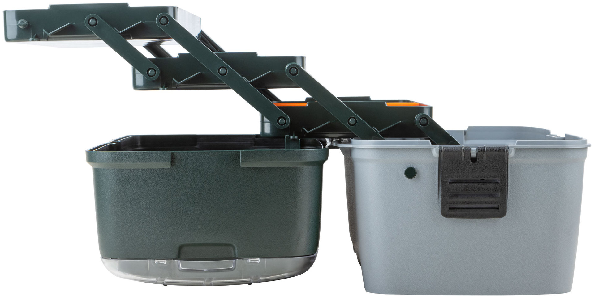 Ящик для инструмента раздвижной пластиковый с 3-мя кантилеверами отделениями 18 ( 465х230х250 мм )