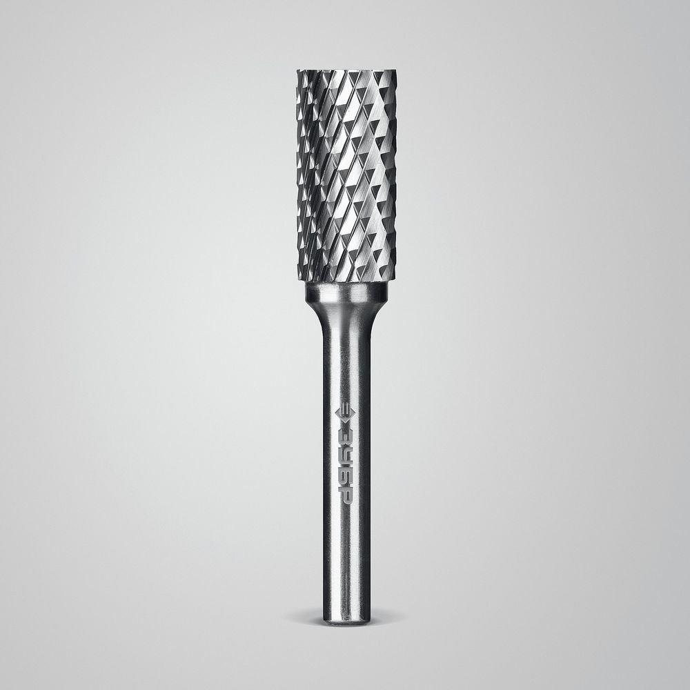 Борфреза твердосплавная 12?25 мм тип А цилиндр с гладким торцом хв-к 6 мм Профессионал ЗУБР 28800-12-25