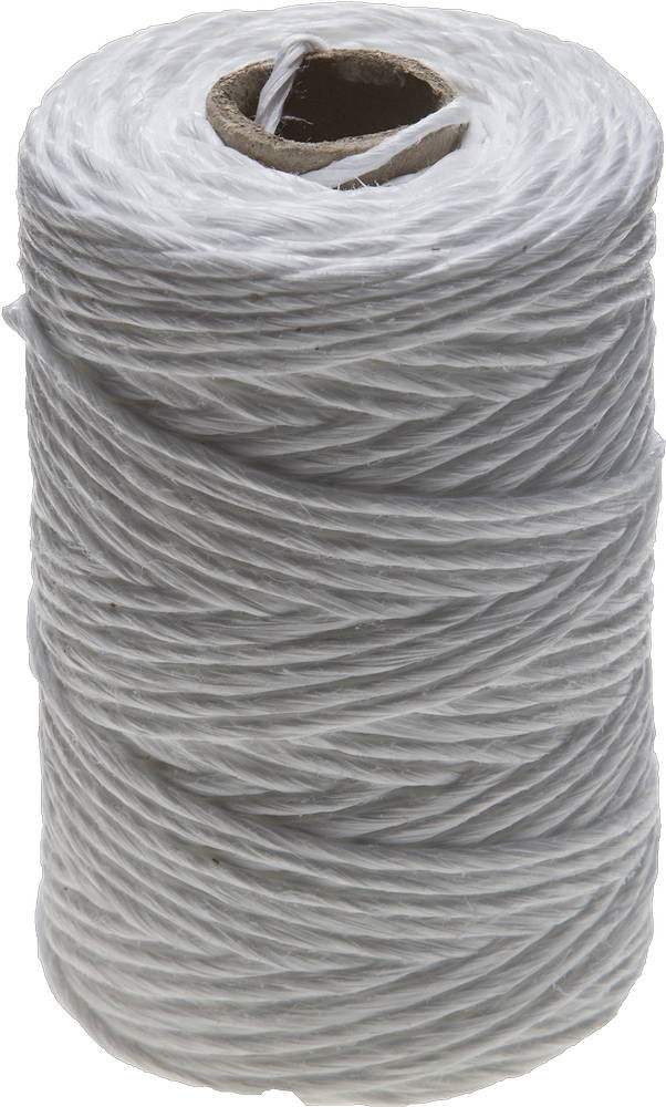 Шпагат полипропиленовый d 2.0 мм, 100 м, 1600 текс, 35 кгс, белый ЗУБР 50100-100