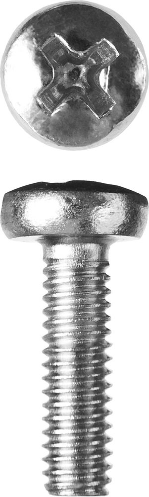 Винт с полусферической головкой M4?12 мм DIN 7985 кл. пр. 4.8 цинк 5 кг ЗУБР 303150-04-012