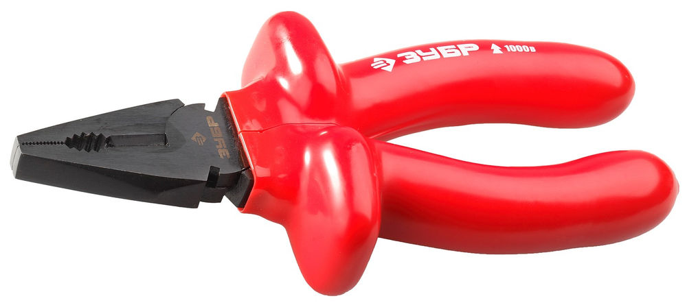 Диэлектрические комбинированные плоскогубцы 160 мм ЗУБР Электрик 2214-1-16