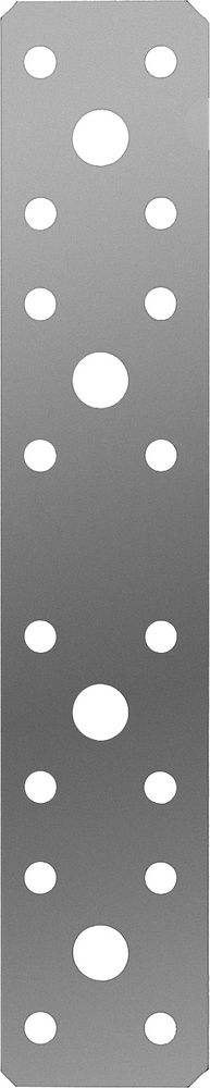 Крепежная пластина КП-2.0, 180 x 35 x 2 мм, цинк ЗУБР 310236-180-35