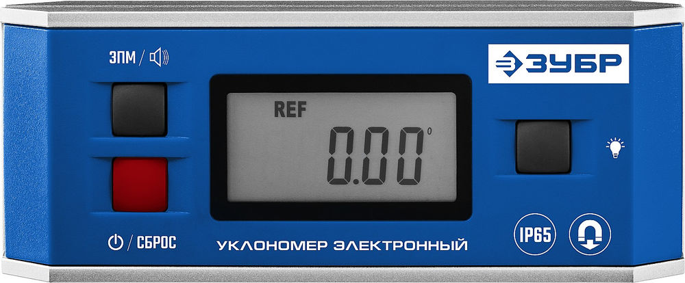 Электронный уровень-уклономер МИНИ, 0 - 90°, ±0.05° ЗУБР Профессионал 34745_z01