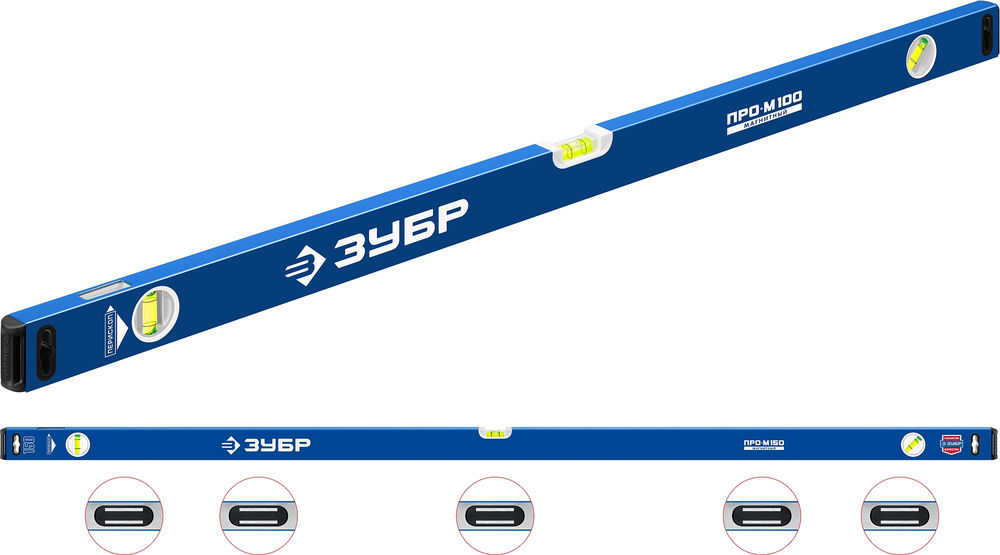 Уровень магнитный усиленный ПРО-М 1500 мм ЗУБР Профессионал 34589-150_z01