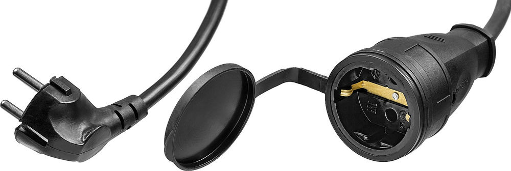 Удлинитель-шнур силовой ПВС 3 x 1.5 мм2 10 м 3500 Вт IP44 ЗУБР ПВС-315-Ш Профессионал 55020-10