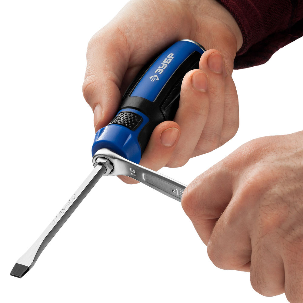 Ударная отвертка SL5 х 75 мм Профессионал ЗУБР Ударник 25271-5