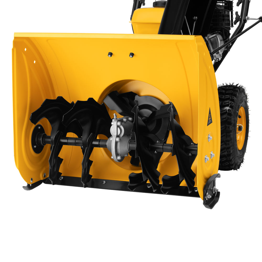 Бензиновая снегоуборочная машина SBM 610, 212 cc, ручной старт, фара Denzel (97653)