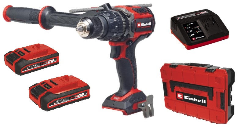 Дрель акк.ударная Einhell PXC TP-CD 18/120 Li-i BL,18В,120Нм + 2 акк.4 Ач Plus + ЗУ 4 А + S Case (4514310SET2)