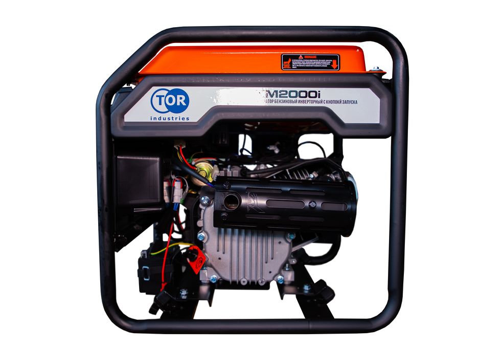 Генератор бензиновый инверторный 2,0 кВт 220В 12 л с электростартером TOR KM2000i (1025973)