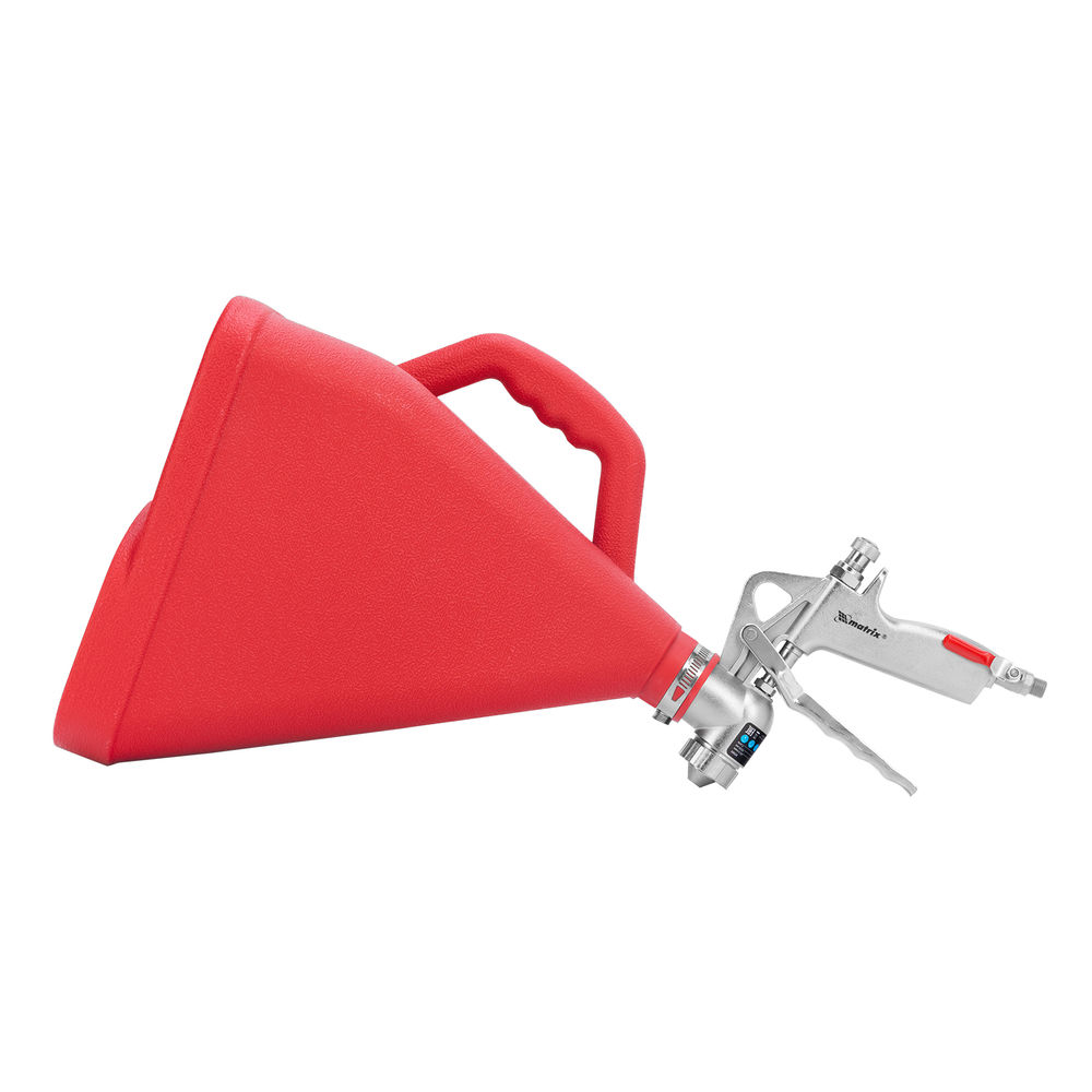 Картушный пистолет для штукатурки, V= 9,5 л, сопла 4, 6 и 8 мм Matrix (57351)