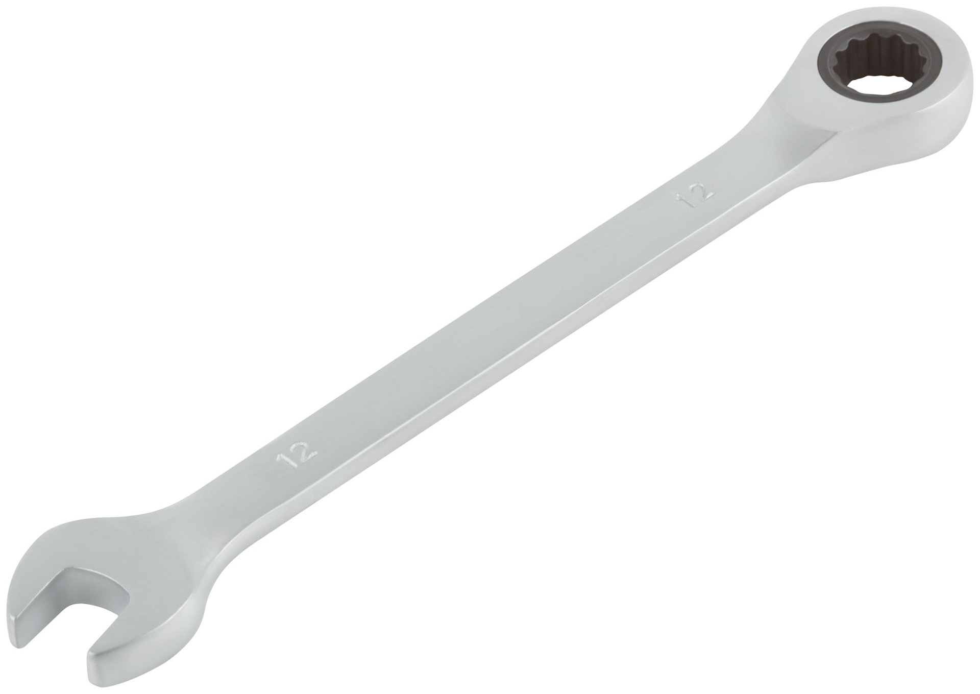 Ключ комбинированный трещоточный, CrV реверсивный механизм 12 мм (63462)