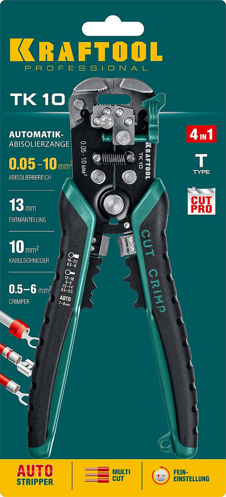 Автоматический стриппер TK-10, 0.05–10 мм? KRAFTOOL 22639