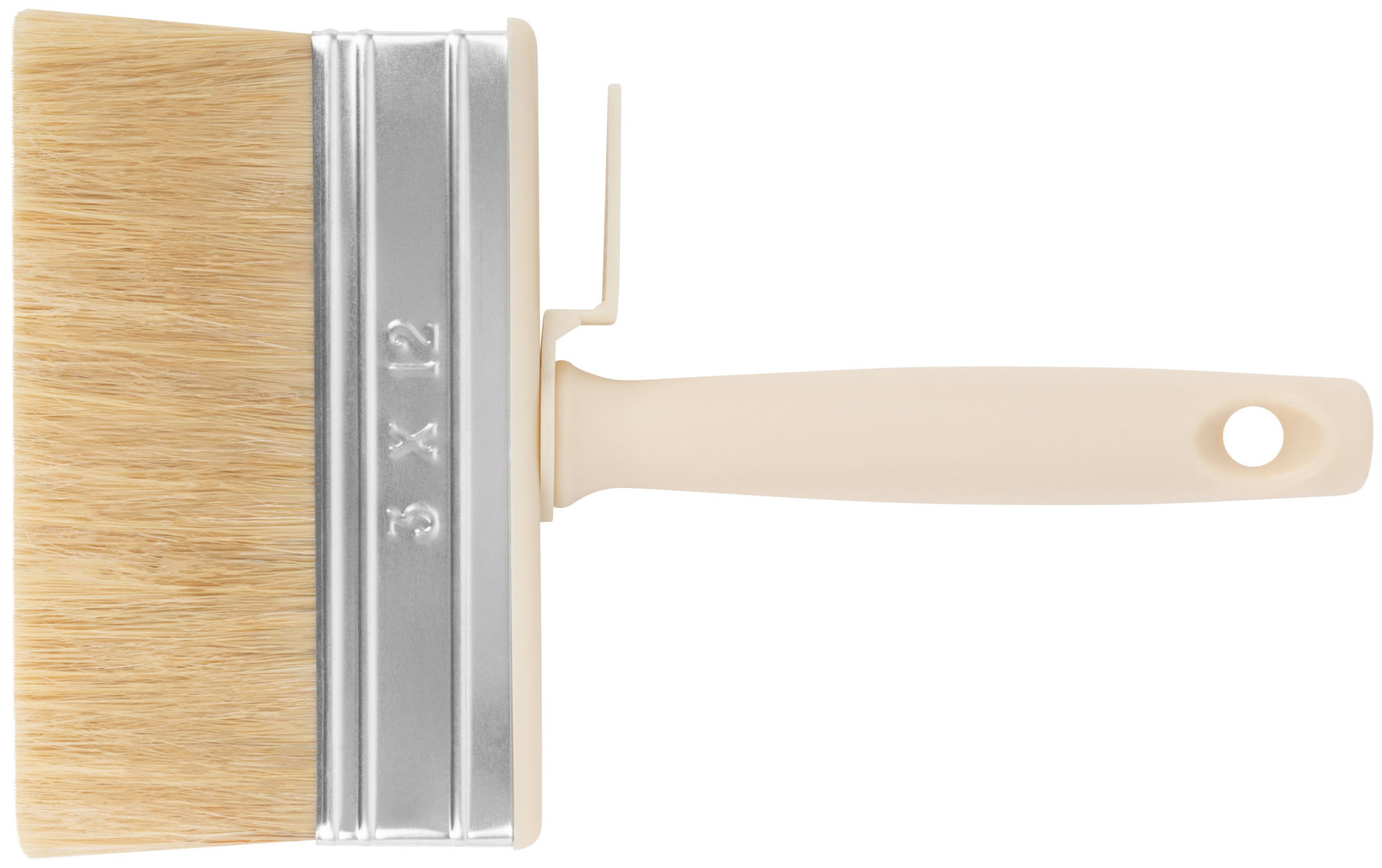 Макловица, натур. светлая щетина, пласт. корпус, мини 30 х 120 мм (01663)