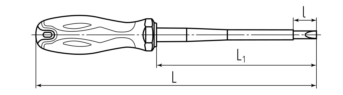 Набор диэлектрических отверток НИО-2208-S серия ПРОФИ (КВТ)